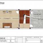 17 Mặt bằng tầng 5 nhà ống hiện đại mặt tiền 4,8m tại lạng sơn sh nod 0206