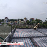 2 Ảnh thực tế thi công biệt thự tân cổ điển 2 tầng tại thái bình sh btp 0141