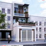 2 Mẫu nhà ống hiện đại 3 tầng tại hải phòng sh nod 0202