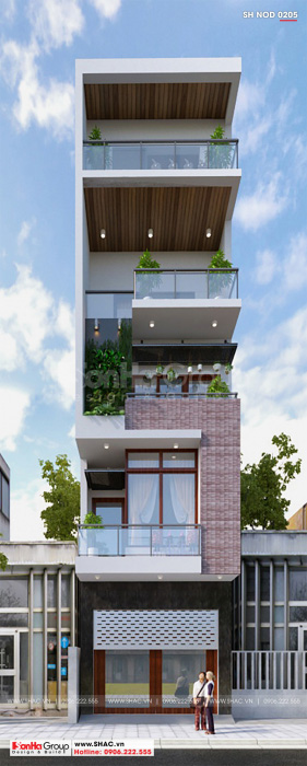 Mẫu thiết kế nhà ống diện tích 60m2 của Sơn Hà Group