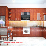 2 Mẫu nội thất phòng bếp nhà ống 2 tầng kiểu tân cổ điển tại sài gòn sh nop 0193