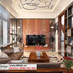 2 Mẫu nội thất phòng khách biệt thự sang trọng wfc 007
