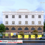 2 Mẫu tòa nhà văn phòng kiểu tân cổ điển tại hải phòng sh vp 0037