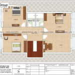 3 Bản vẽ tầng 2 biệt thự tân cổ điển mặt tiền 8,5m tại thái bình sh btp 0141