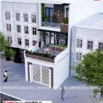 3 Không gian nhà ống hiện đại mặt tiền 5m tại hải phòng sh nod 0203