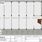 3 Mặt bằng tầng 1 tòa nhà văn phòng 4 tầng tại hải phòng sh vp 0037