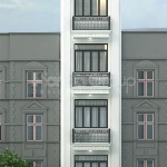 3 Phối cảnh nhà ống tân cổ điển mặt tiền 3,6m tại quảng ninh sh nop 0194