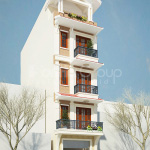 3 Phối cảnh nhà ống tân cổ điển mặt tiền 4,47m tại hà nội sh nop 0192