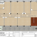 4 Bản vẽ tầng 2 3 4 tòa nhà văn phòng đẹp tại hải phòng sh vp 0032