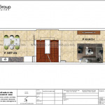 4 Bản vẽ tầng 2 nhà ống hiện đại mặt tiền 4m tại hải phòng sh nod 0205