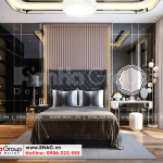 4 Cách bố trí nội thất phòng ngủ bố mẹ khu đô thị waterfront wfc 006