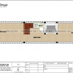 4 Mặt bằng tầng 1 nhà ống kết hợp kinh doanh tại quảng ninh sh nop 0194
