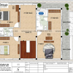 Bản vẽ mặt bằng tầng 2