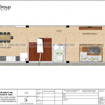 5 Bản vẽ tầng 2 nhà ống tân cổ điển 5 tầng tại hà nội sh nop 0192