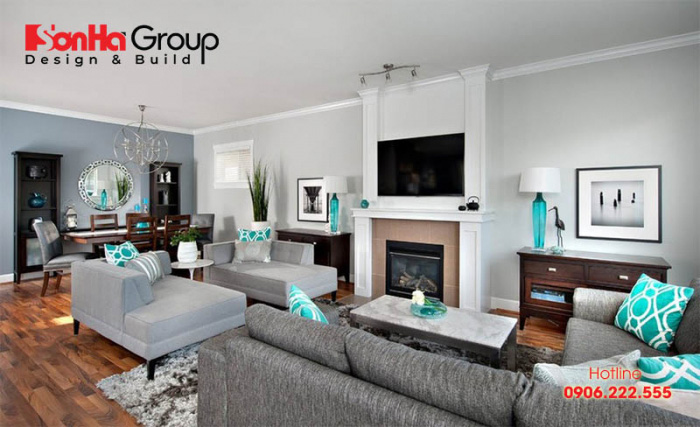 Không gian đẹp phòng khách thiết kế hiện đại và sang trọng 1