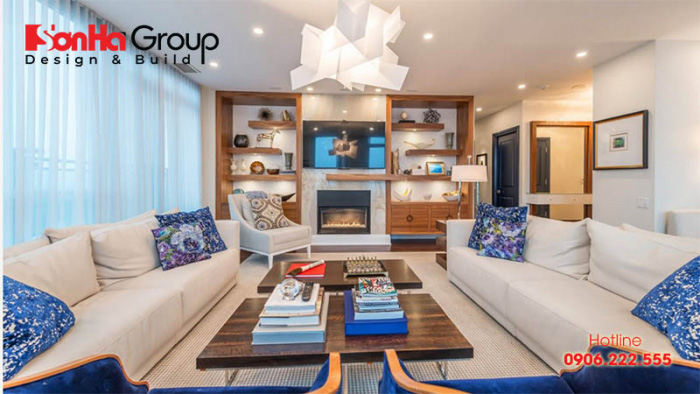 Không gian đẹp phòng khách thiết kế hiện đại và sang trọng 11