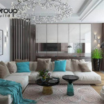 Không gian đẹp phòng khách thiết kế hiện đại và sang trọng 12