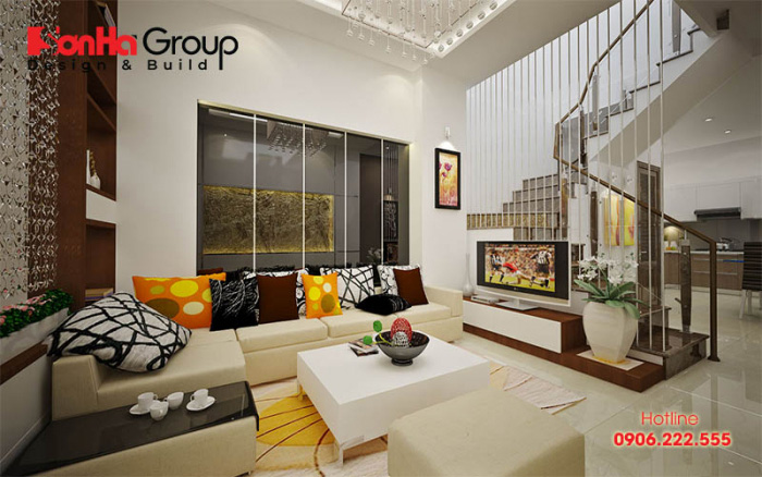 Không gian đẹp phòng khách thiết kế hiện đại và sang trọng 13