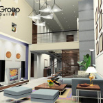 Không gian đẹp phòng khách thiết kế hiện đại và sang trọng 22