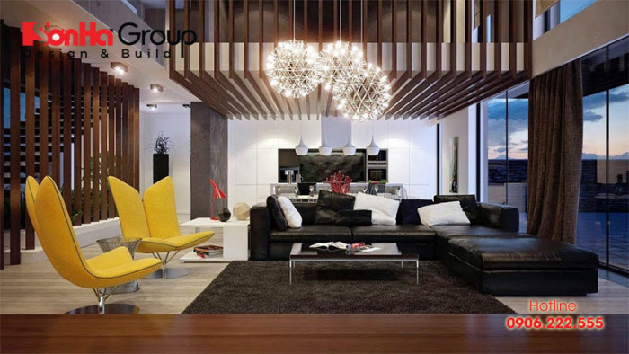 Không gian đẹp phòng khách thiết kế hiện đại và sang trọng 3