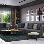 Không gian đẹp phòng khách thiết kế hiện đại và sang trọng 7