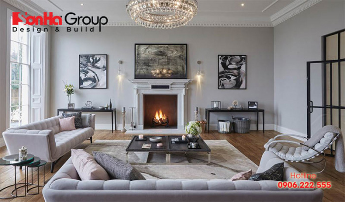 Không gian đẹp phòng khách thiết kế hiện đại và sang trọng 8