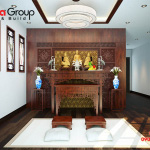 Mẫu bàn thờ đẹp cho gia chủ tuổi Thân   mẫu 13