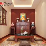 Mẫu bàn thờ đẹp cho gia chủ tuổi Thân   mẫu 3