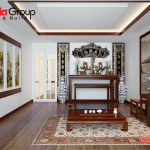 Mẫu bàn thờ đẹp cho gia chủ tuổi Thân   mẫu 8