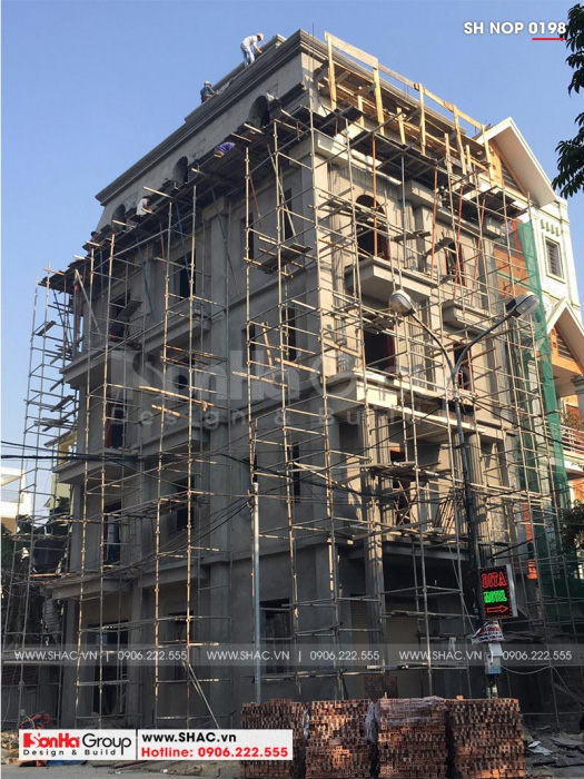 1 Ảnh thi công nhà ống bán biệt thự tại hải phòng sh nop 0198