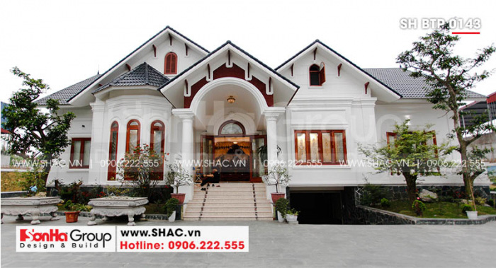 1 Ảnh thực tế biệt thự tân cổ điển đẹp tại hải phòng sh btp 0143