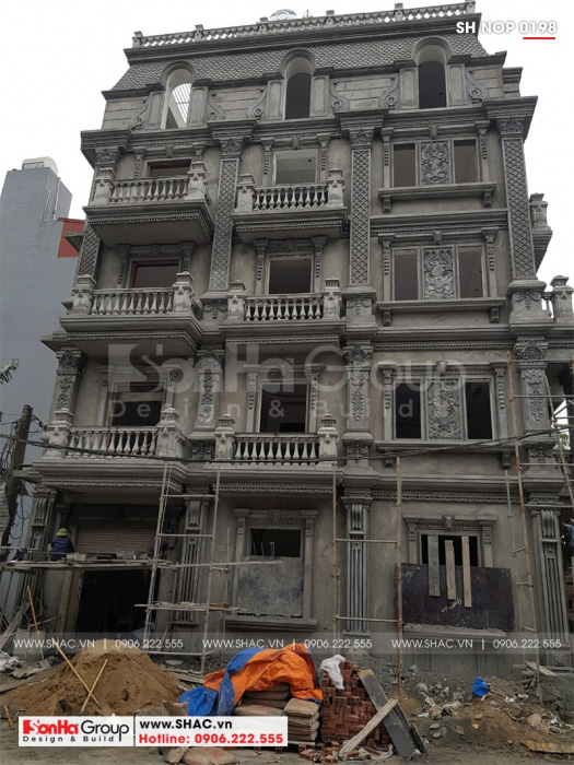 1 Ảnh thực tế nhà ống pháp 5 tầng mặt tiền 7m5 tại hải phòng sh nop 0198