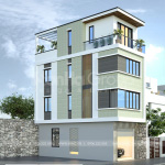 1 Thiết kế nhà ống kiểu hiện đại đẹp tại hải phòng sh nod 0207