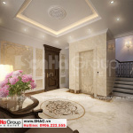 10 Bố trí nội thất sảnh thang nhà phố mặt tiền rộng tại hải phòng sh nop 0198