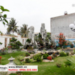 2 Ảnh thực tế sân vườn biệt thự mái thái tại hải phòng sh btp 0143