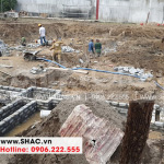 2 Ảnh thực tế thi công biệt thự mái thái tại hải phòng sh btp 0143