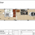 2 Mặt bằng tầng 1 nhà ống tân cổ điển 6 tầng tại hải phòng sh nop 0197