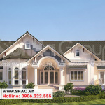 2 Mẫu biệt thự tân cổ điển 1 tầng tại vĩnh long sh btp 0145