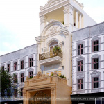 2 Mẫu nhà ống cổ điển 4 tầng tại hải phòng sh nop 0195