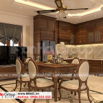 2 Mẫu nội thất phòng bếp ăn cao cấp tại hải phòng sh nop 0198