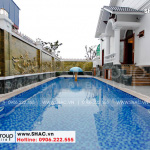 3 Ảnh thực tế bể bơi ngoài trời biệt thự sân vườn tại hải phòng sh btp 0143
