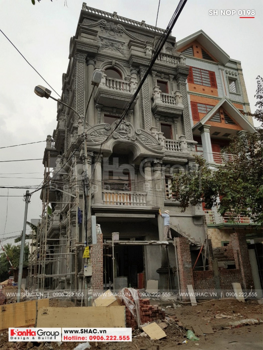 3 Ảnh thực tế nhà ống cổ điển xa hoa tại hải phòng sh nop 0198