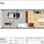 3 Mặt bằng tầng 1 nhà ống hiện đại mặt tiền 4,4m tại quảng ninh sh nod 0208