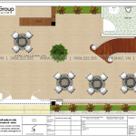 3 Mặt bằng tầng 1 nhà ống tân cổ điển 5 tầng tại nam định sh nop 0196