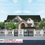 3 Phối cảnh biệt thự tân cổ điển mái thái tại hải phòng sh btp 0143