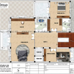 4 Bản vẽ tầng 2 biệt thự lâu đài phong cách châu âu tại hà nội sh btld 0040