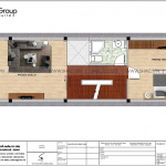 4 Bản vẽ tầng 2 nhà ống kiểu hiện đại tại quảng ninh sh nod 0208