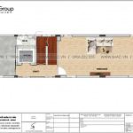 4 Mặt bằng tầng 3 nhà ống tân cổ điển kết hợp kinh doanh tại hải phòng sh nop 0197