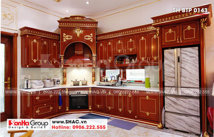 5 Ảnh thực tế nội thất phòng bếp tại hải phòng sh btp 0143