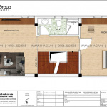 5 Bản vẽ tầng 2 nhà ống hiện đại 4 tầng tại hải phòng sh nod 0207